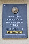 Mihai Eminescu - Gedenktafel
