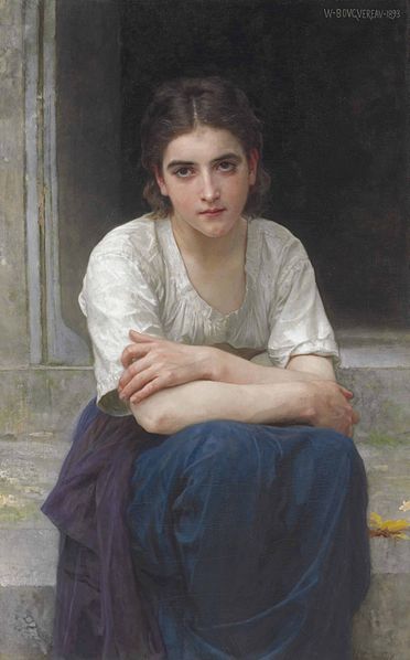 File:William-Adolphe Bouguereau - Rêverie sur le Seuil (1893).jpg