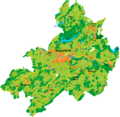 Wipperfürth mit Wipperfeld und der B 506