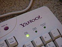 A Yahoo!-branded PC keyboard Yahoo Keyboard.jpg