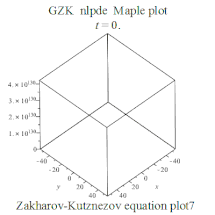 Zakharov-Kutznezov equation plot7
