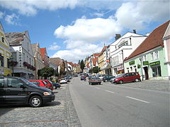 Zwettl, Lower Austria. The Landstrasse.JPG