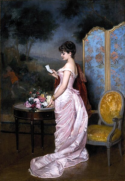 File:"The Love Letter" by Auguste Toulmouche.jpg