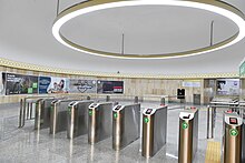 İlham Əliyev Bakı Metropoliteninin “Xətai” stansiyasında görülən işlərlə tanış olub 6.jpg