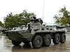 Almatı Kara Kuvvetleri Enstitüsü'nün eğitim sahasında BTR-80A.JPG