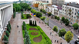 Square in front of the city council