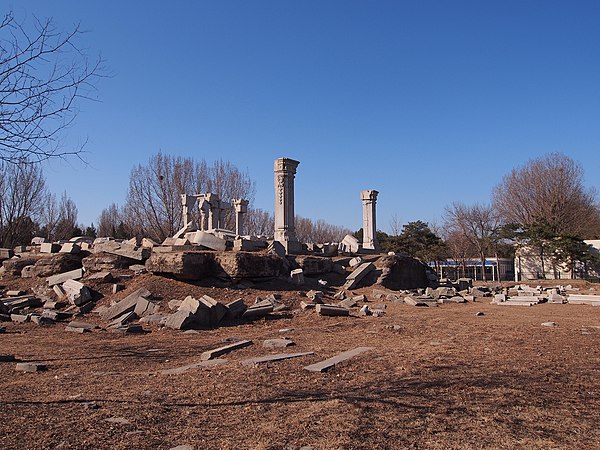 Image: 远瀛观遗址   Ruins of Yuanyingguan Hall   2013.03   panoramio