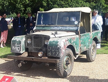 1948 Series I 86" - The first production land rover.