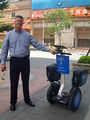 Intel WiMAX Segway, in the left is Lonnie McAlister, APAC Product Manager, Intel Corporation. Image: Rico Shen.