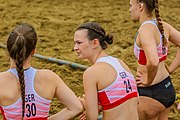 Deutsch: Beach Handball Champions Cup 2018 in Catania (ITA); Tag 4: 4. November – Frauen, -Platzierungsspiel 9-10: Beach Bazis Schleissheim (GER) - CBMP Ciudad de Málaga (ESP) 0:2 (6:10, 15:165) English: 2018 Beach Handball Champions Cup in Catania (ITA; Day 4: 4 November – Women's Placement Match Match 9-10: Beach Bazis Schleissheim (GER) - CBMP Ciudad de Málaga (ESP) 0:2 (6:10, 15:165)