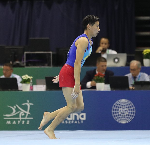 File:2019-06-27 1st FIG Artistic Gymnastics JWCH Men's All-around competition Subdivision 3 Floor exercise (Martin Rulsch) 285.jpg