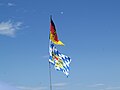2019-07-06 (172) German flags at 47. Meeting of the Lower Austrian Fire Brigade Youth 2019 in Mank, Austria.jpg