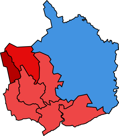 2021 Gwent PCC Election 1st Round.svg