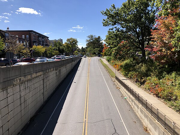 PA 320 southbound in Swarthmore