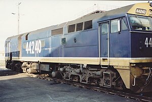44240 FRBlue broadmeadow loco 1990.jpg
