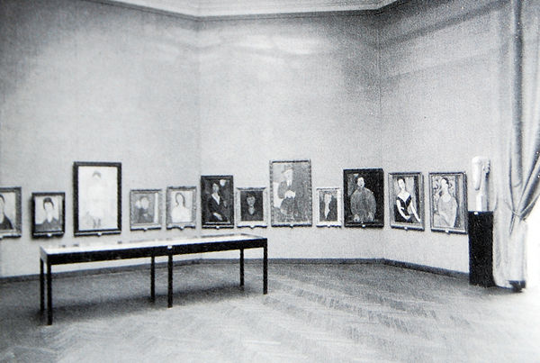 Utstilling til minne om Amedeo Modigliani ved Veneziabiennalen i 1930