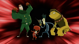 From L-R, Red Menace, Voltar, Doktor Frogg and Doomageddon 73B66508-7FE9-4CEB-9B29-AB976880D22.webp