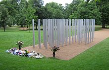 The 7 July Memorial to the victims of the 7 July 2005 London bombings 7 7 Hyde Park 090712.jpg