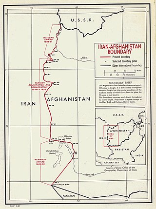 <span class="mw-page-title-main">Afghanistan–Iran border</span> International border
