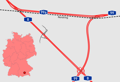 Autobahndreieck München-Allach