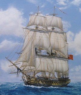HMS <i>Melampus</i> (1785) Frigate of the Royal Navy