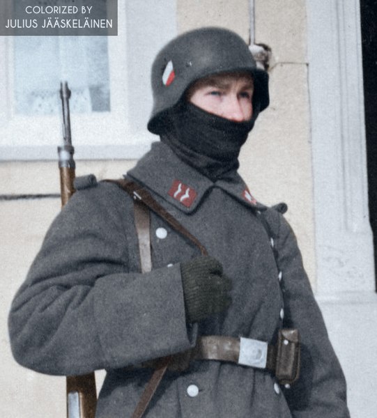 File:A luftwaffe soldier on sentry duty somewhere in Russia. (46222553965).jpg