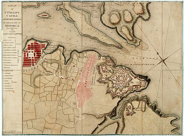 Plan of Fort St. Philip. (1780)