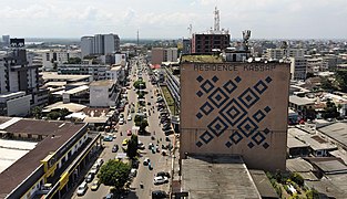 Aerial View - Boulevard de la liberte' Douala Cameroon.jpg