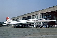 Un Concorde di British Airways in livrea Negus.