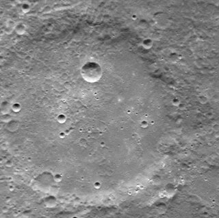 Africanus Horton (crater) Crater on Mercury