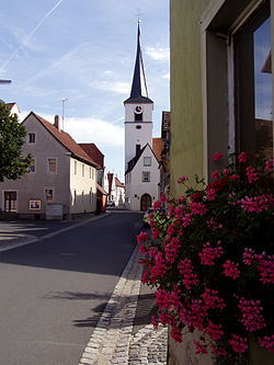 Skyline of Albertshofen