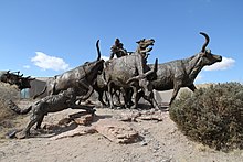 Skulpturengruppe im Albuquerque Museum