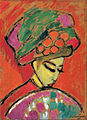 Young Girl with a Flowered Hat (1910), oil on cardboard