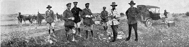 File:Allied commanders breakfast after the capture of Jericho 1918.jpg