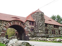 Ames Gate Lodge (North Easton, MA) - general view.JPG