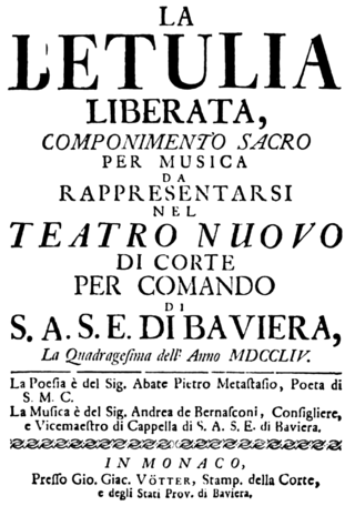 <span class="mw-page-title-main">Andrea Bernasconi</span> 18th century Italian composer