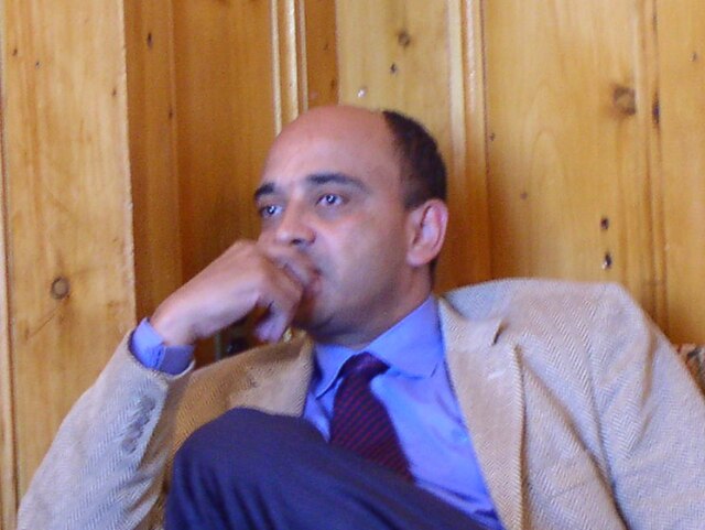 Kwame Anthony Appiah during a lecture and visit to Knox College in 2006.