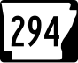 Highway 294 marker