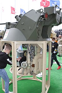 O módulo de combate na modificação do BMP-1AM.