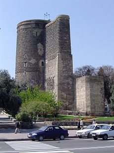 The Maiden Tower in old town Baku