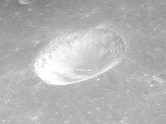 Oblique view from Apollo 15, facing north, showing the ridge in the crater floor Bancroft crater AS15-P-0216.jpg