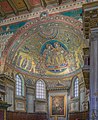 Hậu cung của Basilica di Santa Maria Maggiore tại Roma, được trang trí trong thế kỷ 5 bằng bức khảm đẹp quyến rũ này.
