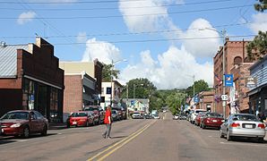 Center of Bayfield, listed as a Historic District in the NRHP since 1980 [1]