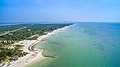 Beach Holbox Mexico arerial - Luftbild (19991008938).jpg