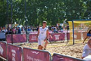 Deutsch: Beachhandball bei den Olympischen Jugendspielen 2018 in Buenos Aires; Tag 7, 13. Oktober 2018; Jungen, Halbfinale – Spanien-Kroatien 2:1 English: Beach handball at the 2018 Summer Youth Olympics in Buenos Aires at 13 October 2018 – Boys Semifinal – Spain-Croatia 2:1 Español: Handball de playa en los Juegos Olimpicos de la Juventud Buenos Aires 2018 en 13 de octubre de 2018 – Semifinales de chicos - España-Croacia 2:1