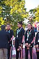 Deutsch: Beachhandball bei den Olympischen Jugendspielen 2018 in Buenos Aires; Tag 7, 13. Oktober 2018; Medaillenzeremonie Mädchen - Gold: Argentinien, Silber: Kroatien, Bronze: Ungarn English: Beach handball at the 2018 Summer Youth Olympics in Buenos Aires at 13 October 2018 – Medal Ceremony Girls - Gold: Argentina, Silver: Croatia, Bronze: Hungary Español: Handball de playa en los Juegos Olimpicos de la Juventud Buenos Aires 2018 en 13 de octubre de 2018 – Medalla Ceremonia para niñas - Oro: Argentina, Plata: Croacia, Bronce: Hungría