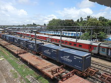 Bhubaneswar–New Delhi Rajdhani Express at Balasore railway station