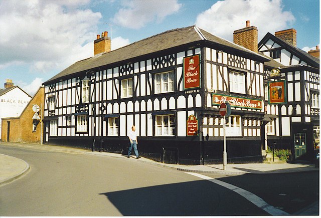 Black Bear Inn, at the junction of Church Street and High Street