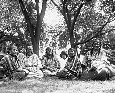 Blackfeet women at White House, 6-7-23 LOC npcc.08852 (cropped).jpg