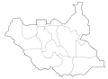Blank Map of South Sudan.svg